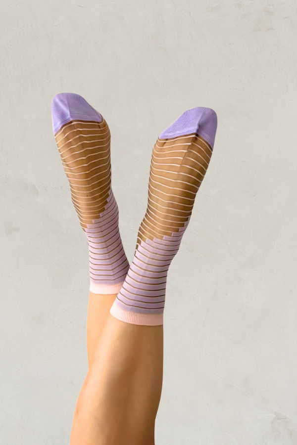 Atelier St Eustache Shibuya Socks - Shibuya Mauve