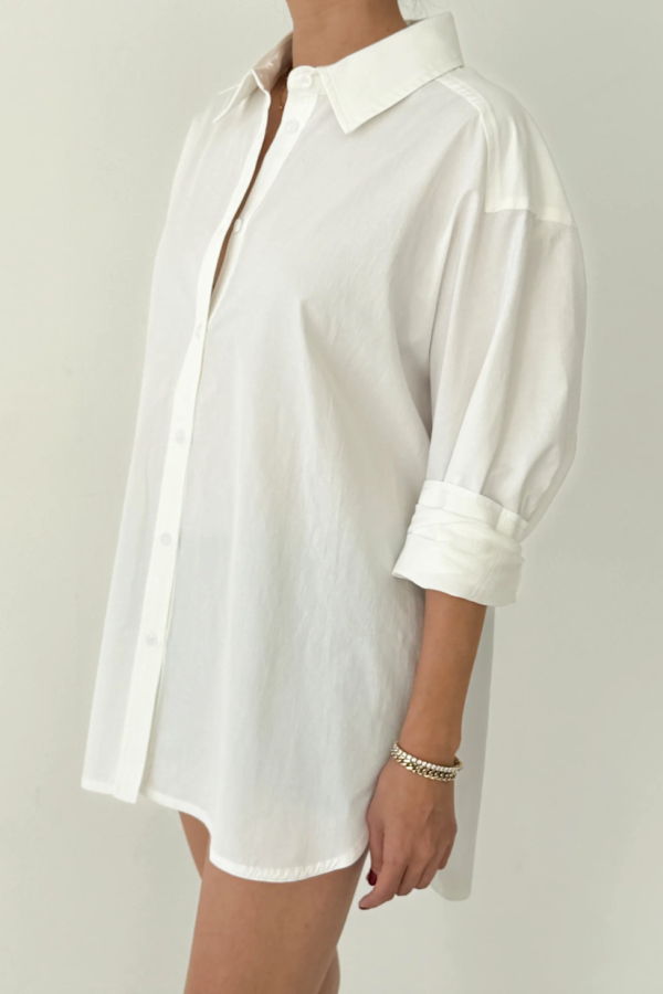 Le Bon Shoppe Light Weight Owen Shirt - White