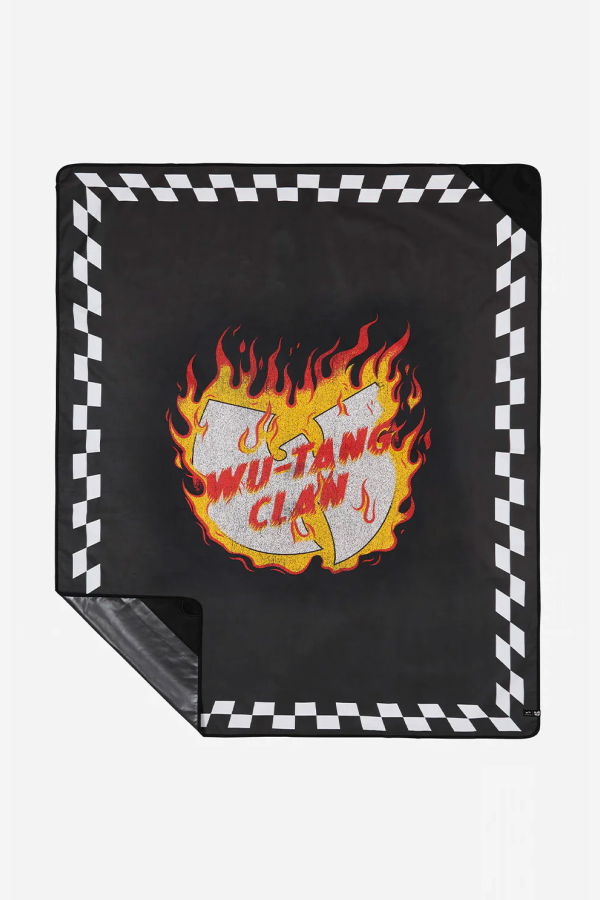 Slowtide Blocks On Fire Quick-Dry Picnic Blanket