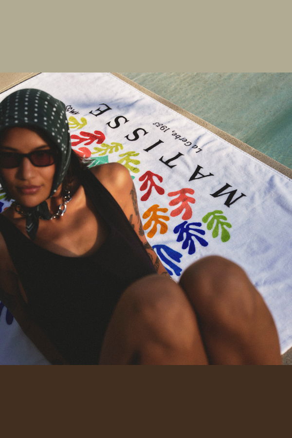 Slowtide La Gerbe Beach Towel Henri Matisse