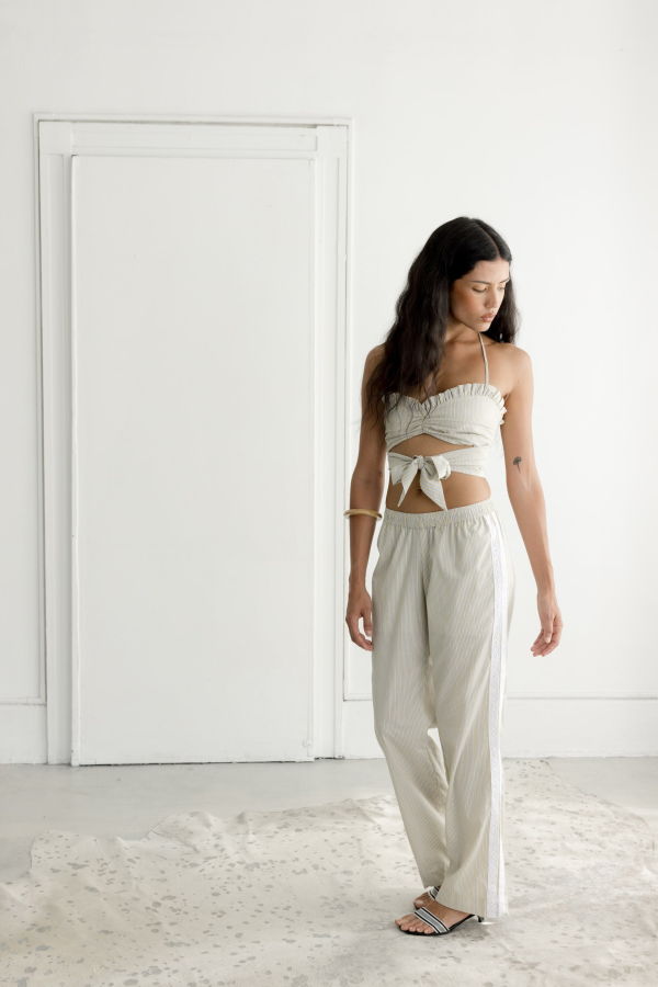 A Bronze Age Cha Cha Bra - Marigold Stripe