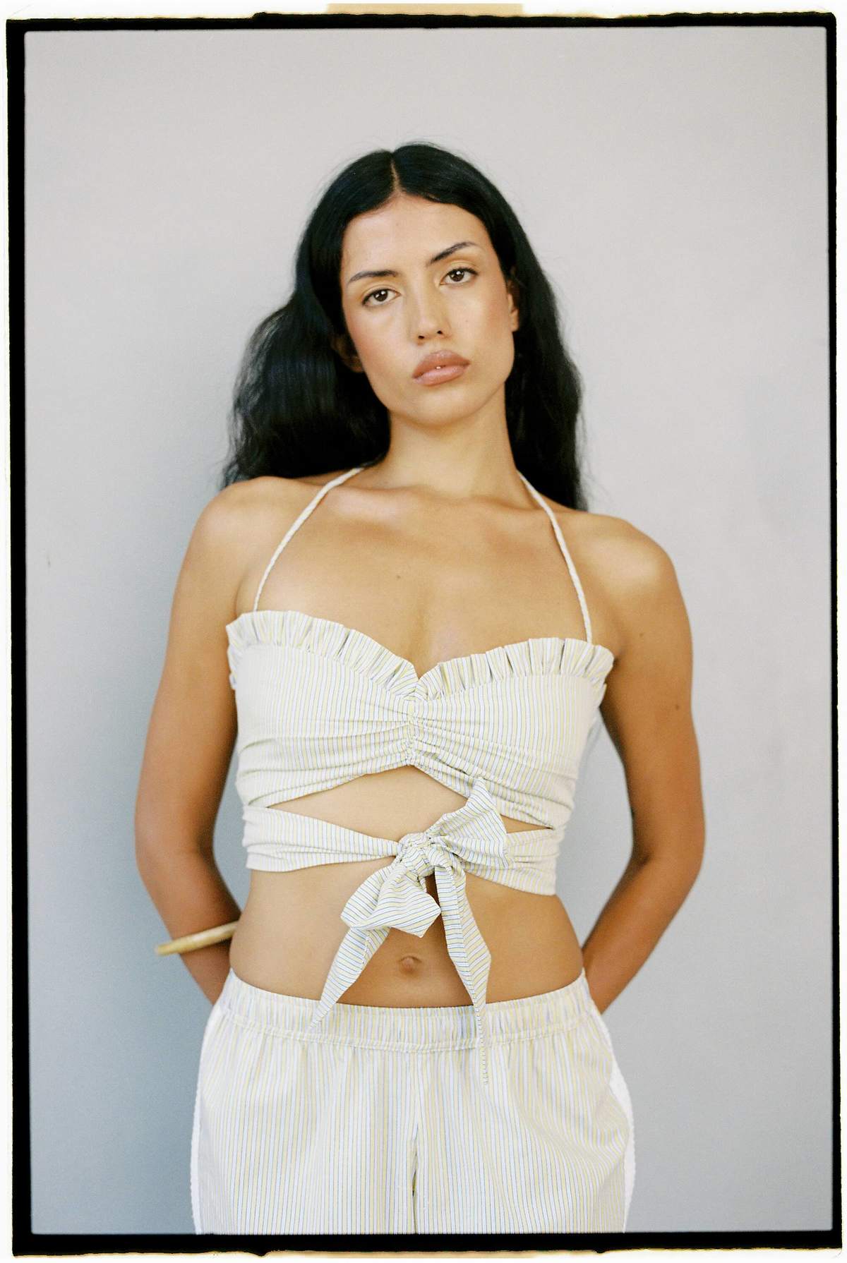 A Bronze Age Cha Cha Bra - Marigold Stripe - Image 4 of 4