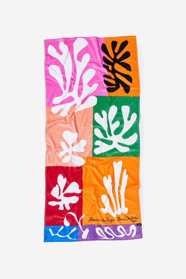 Slowtide Snow Flowers x Henri Matisse Beach Towel