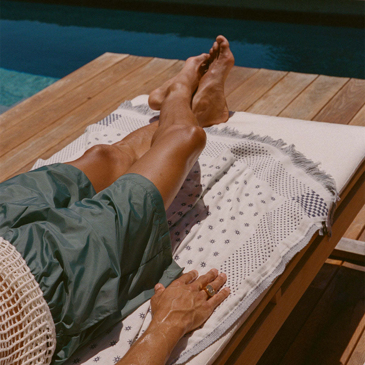 Slowtide Shogun Driftweave Turkish Towel - Image 6 of 7