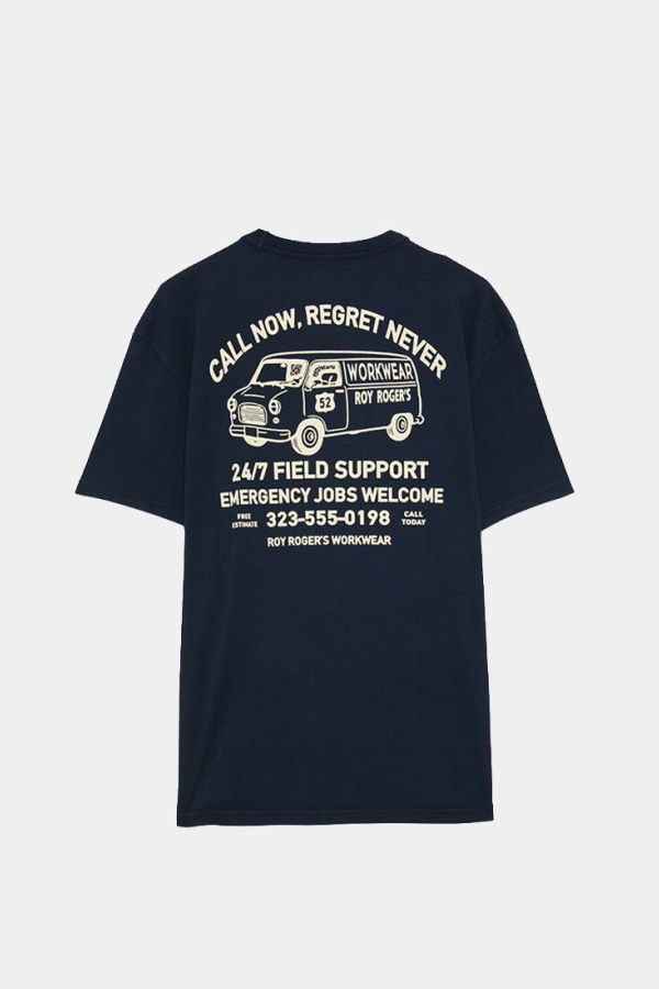 Roy Rogers Call Now T-Shirt - Blue Navy