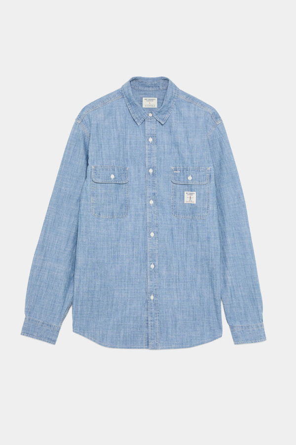 Roy Rogers Utility Shirt in Chambray