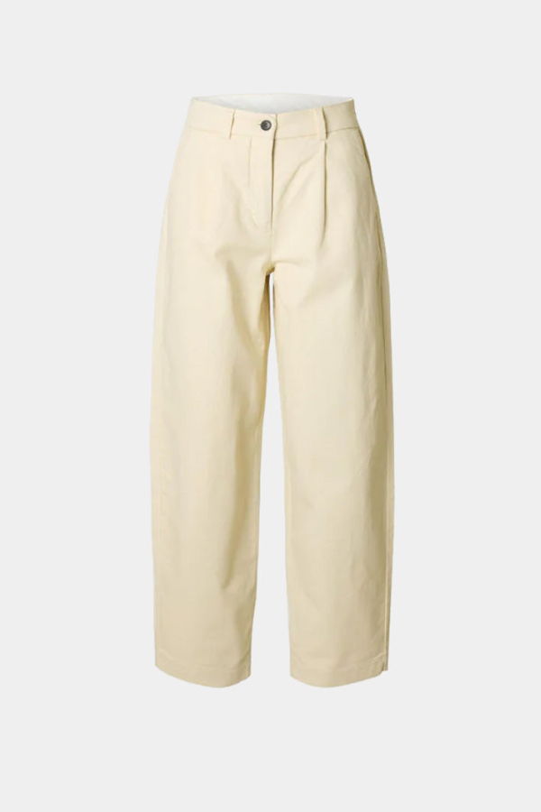 Selected Barrel Leg Hadi Trousers
