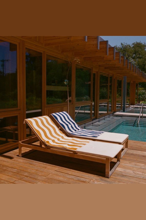 Slowtide Stripe Premium Woven Towel - Brush