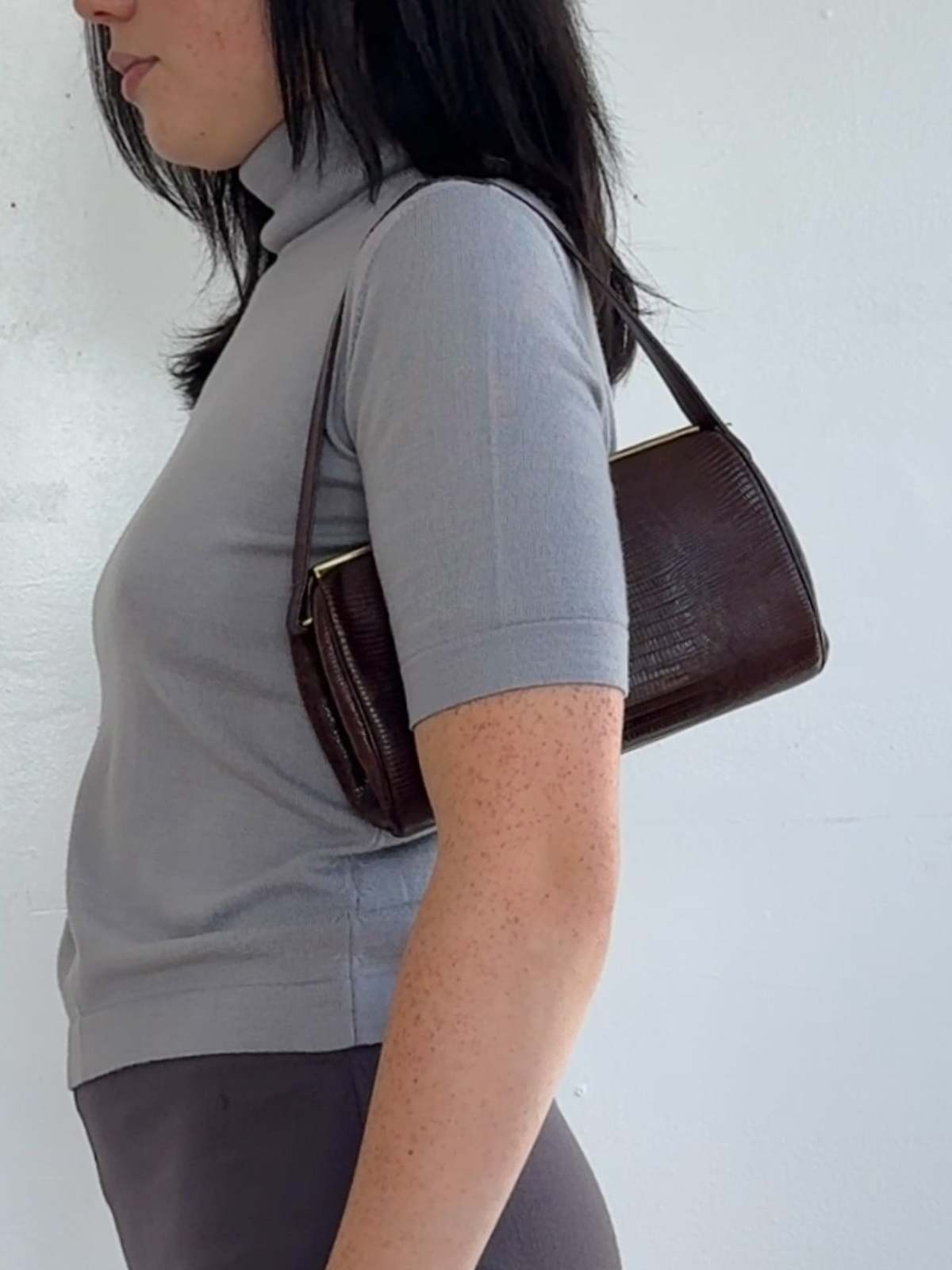 Vintage 40s Reptile Handbag - Image 2 of 2