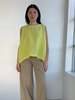 Vintage Eskandar Lime Linen Top - Thumbnail 1