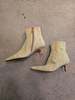 Vintage Jimmy Choo Yellow Plaid Boots - Thumbnail 6