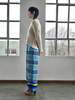 Vintage Marni Blue Patterned Silk Easy Pants - Thumbnail 3