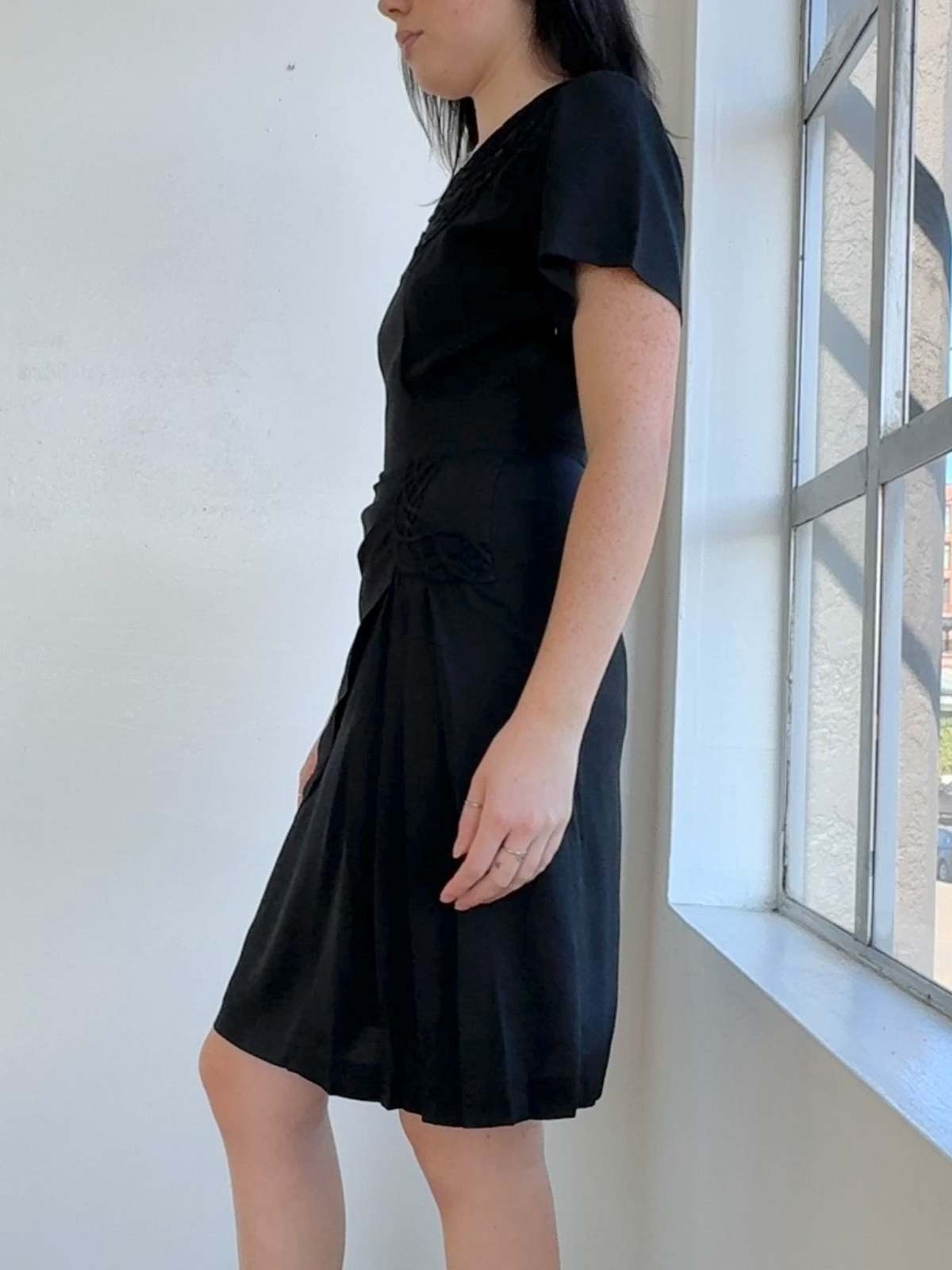 Vintage Omo Norma Kamali Dress - Black - Image 2 of 6