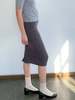 Vintage Romeo Gigli Pencil Skirt - Gray - Thumbnail 3