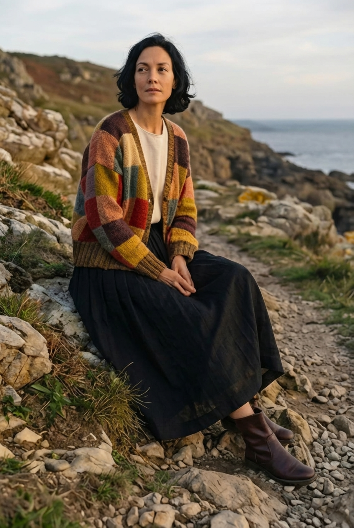 World of Crow Mosaic Highland Cardigan - Image 2 of 4