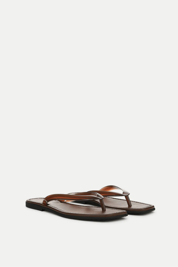 Veronica Beard Clea Jelly Flip-Flop Sandal - Hazelwood