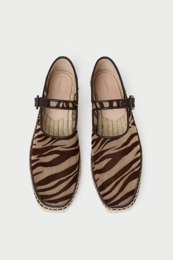 Loeffler Randall Clover Espadrille - Zebra