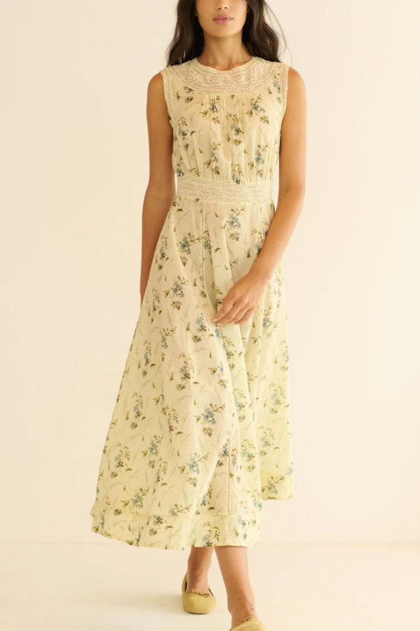 DÔEN Liliane Dress - Sunshine Prairie Rose