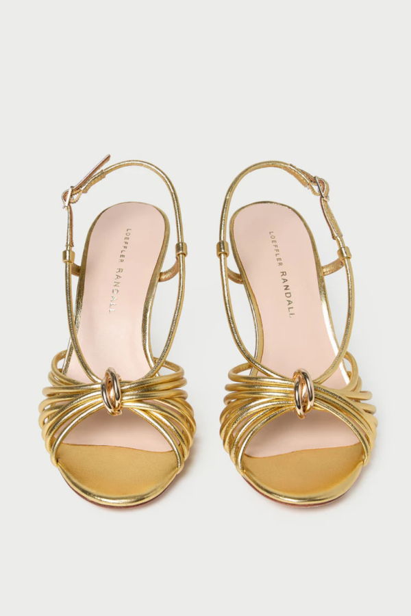 Loeffler Randall Mareka Strappy Heel - Gold