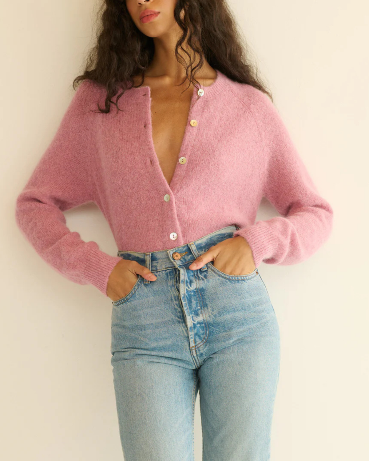 DÔEN Petra Cardigan - Rosebud - Image 3 of 4