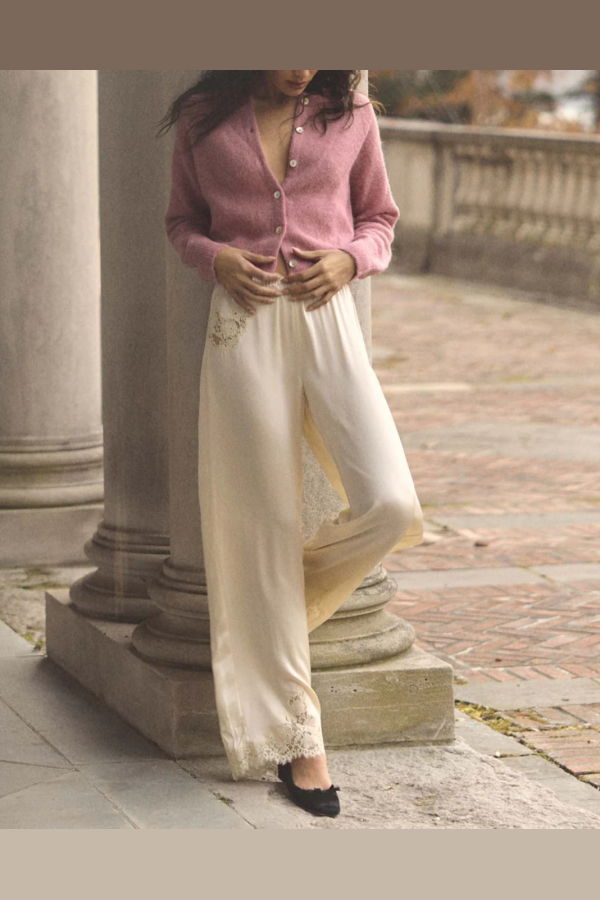 DÔEN Petra Cardigan - Rosebud