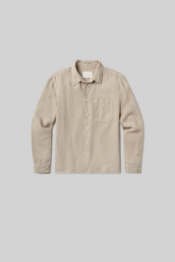 Citizens of Humanity Single Pocket Linen Workshirt - Wheat