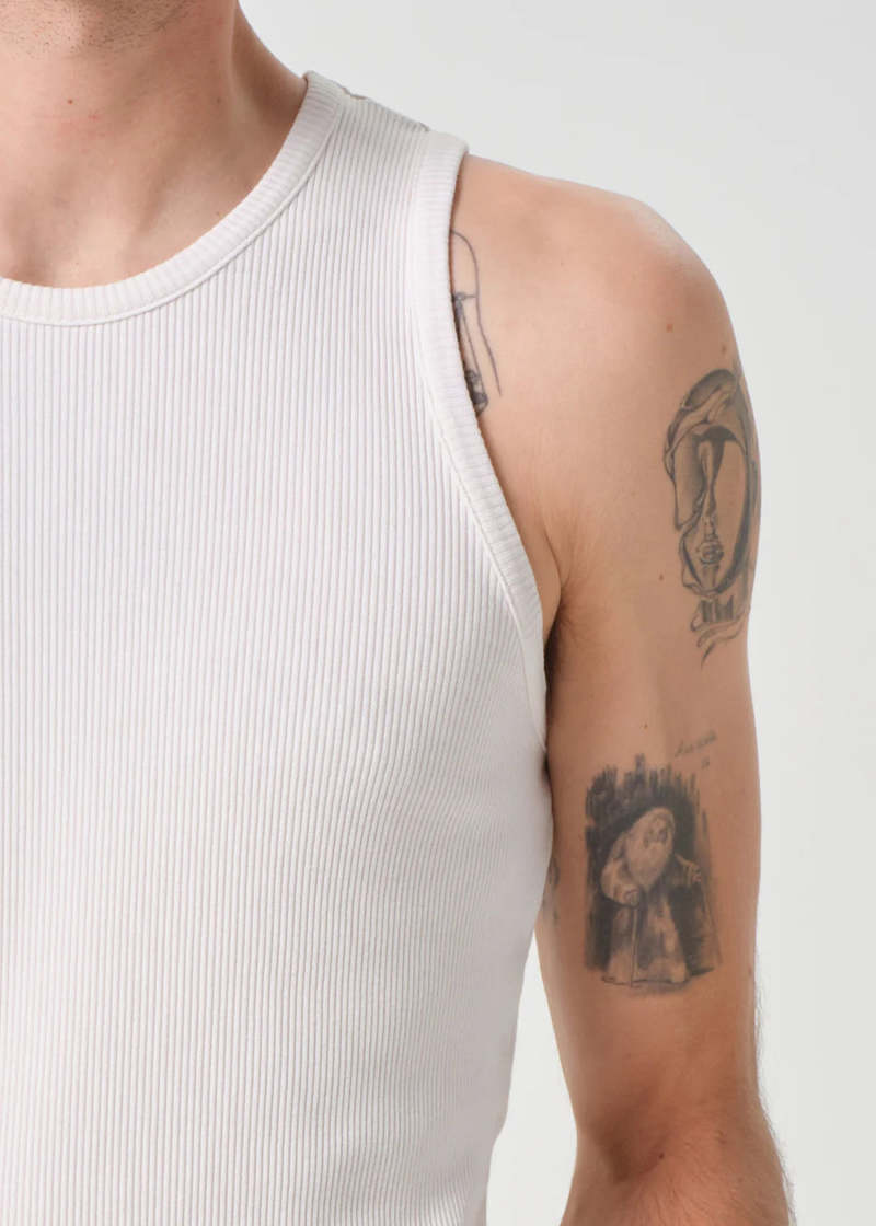 AGOLDE Viggo Tank Top - Powder