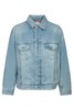 Acne Studios Light Wash Denim Jacket - Blue - Thumbnail 1