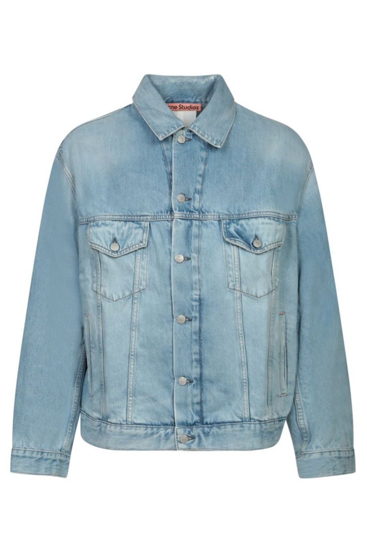 Acne Studios Light Wash Denim Jacket - Blue - Image 1 of 3
