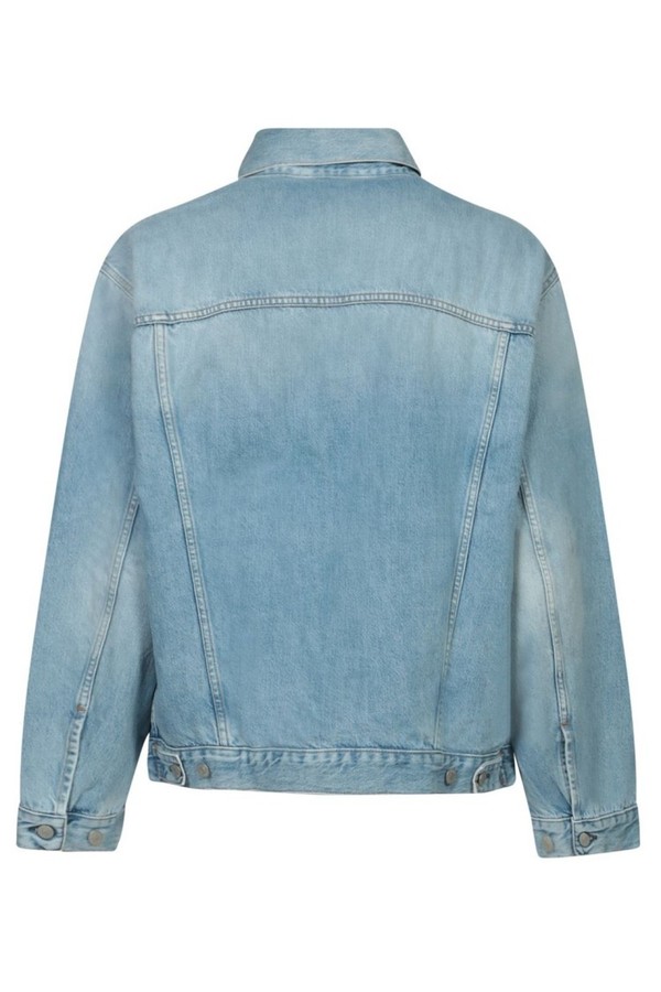 Acne Studios Light Wash Denim Jacket - Blue