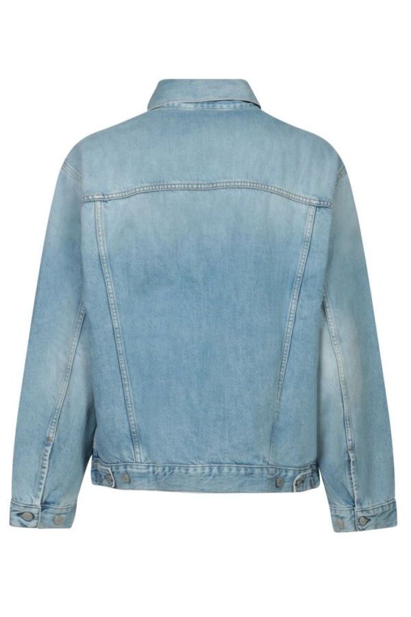Acne Studios Light Wash Denim Jacket - Blue