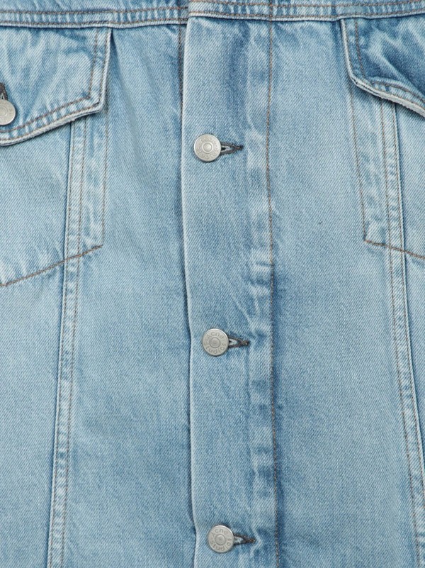 Acne Studios Light Wash Denim Jacket - Blue