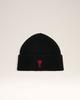 AMI Beanie - Black Red - Thumbnail 1