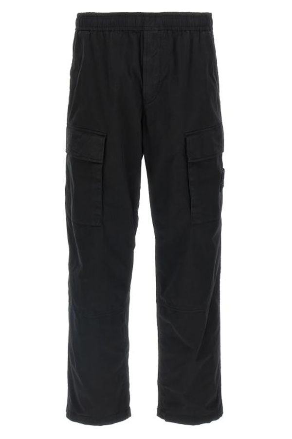 Stone Island Straight Pants - Black