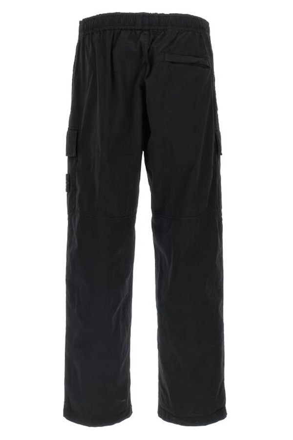 Stone Island Straight Pants - Black