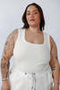 Noble Waffle Square Crop Tank - Bone - Thumbnail 4
