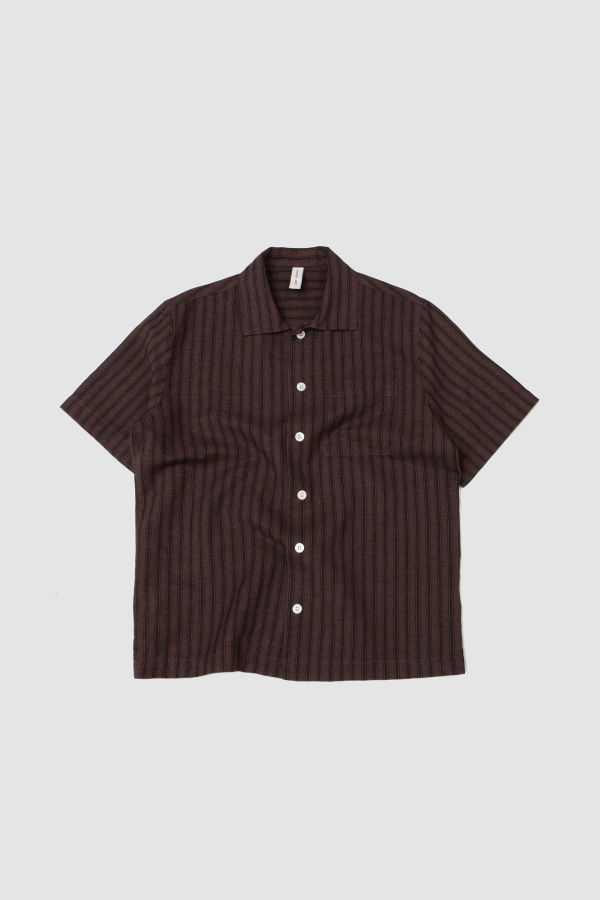 Another Aspect Another Shirt 2.0 Shirt - Brown Stripe