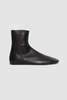 Dries Van Noten Leather Sock Boots - Black - Thumbnail 1