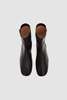 Dries Van Noten Leather Sock Boots - Black - Thumbnail 4