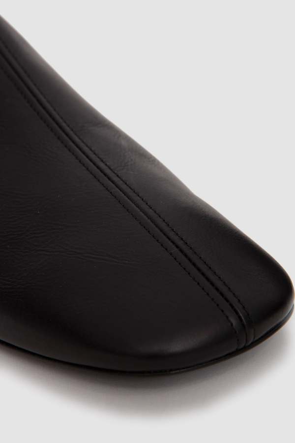 Dries Van Noten Leather Sock Boots - Black