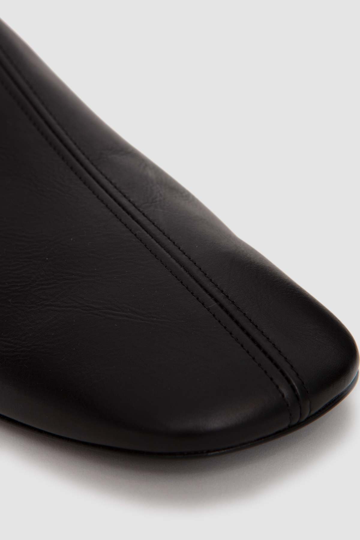 Dries Van Noten Leather Sock Boots - Black - Image 6 of 9