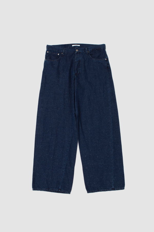 Sunflower Super Wide Twist Indigo Hemp Jeans