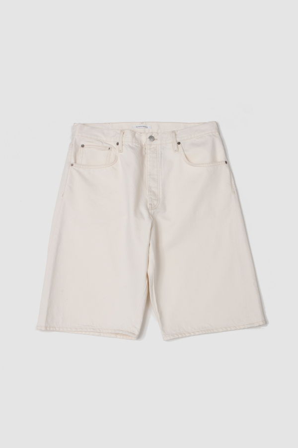 Sunflower Wide Twist Shorts - Vintage White