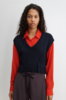 Rachel Comey Corsa Top - Navy - Thumbnail 1