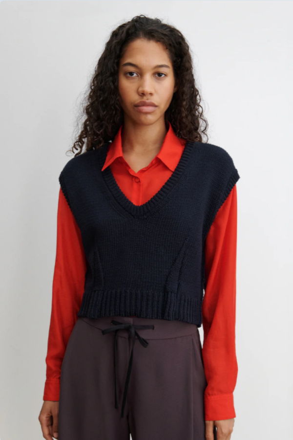 Rachel Comey Corsa Top - Navy