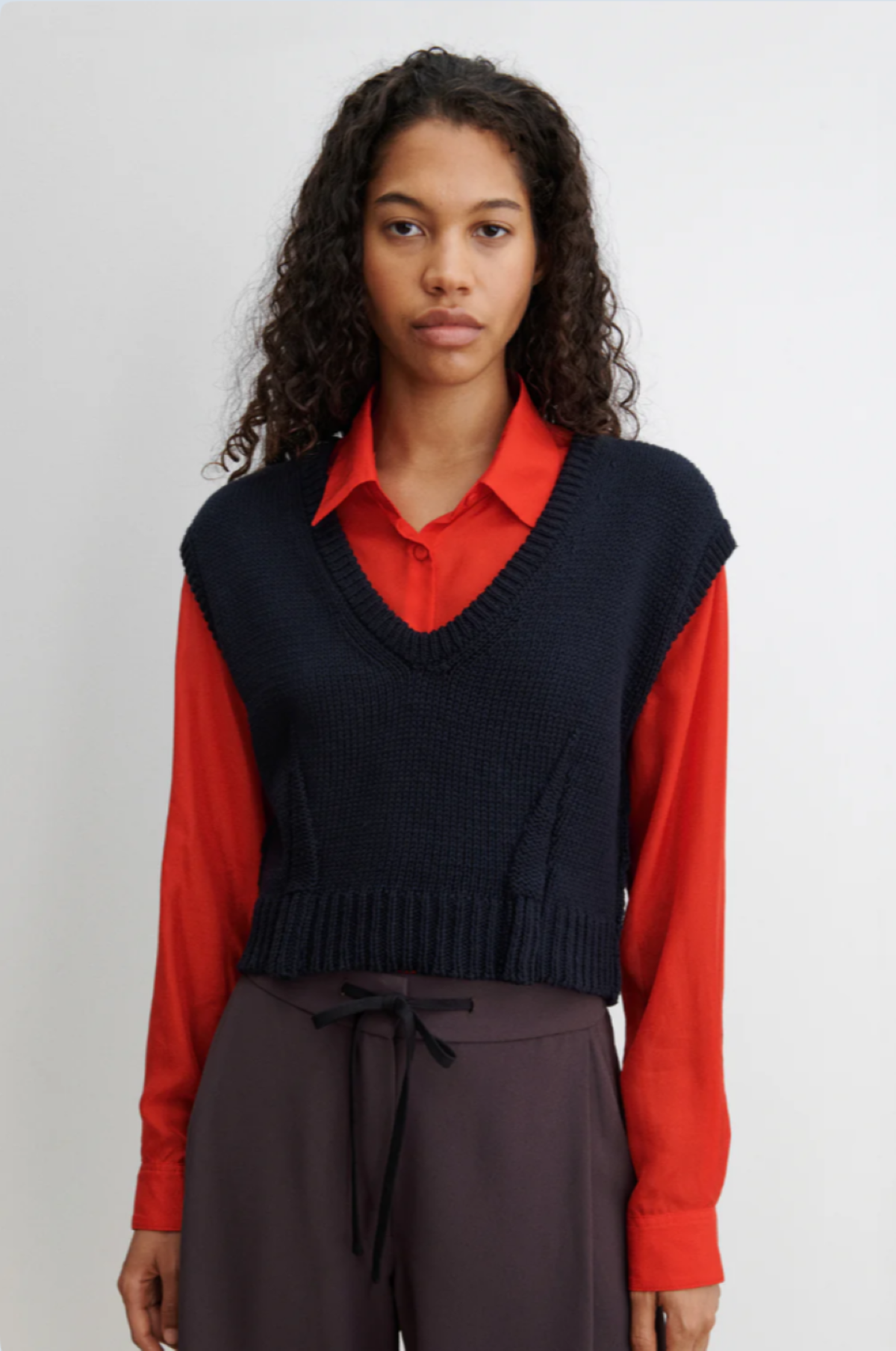 Rachel Comey Corsa Top - Navy - Image 1 of 5