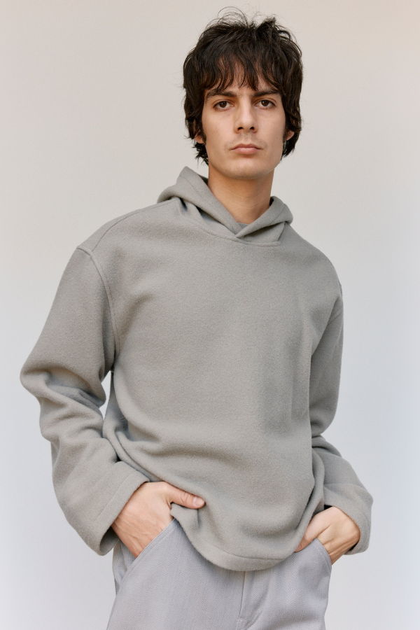 Rier Fog Wool Fleece City Hoodie