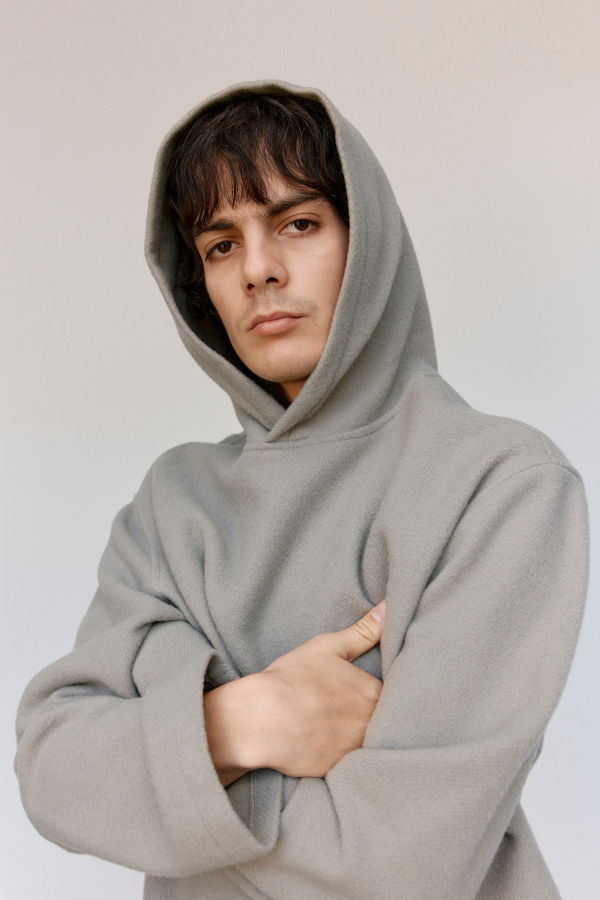 Rier Fog Wool Fleece City Hoodie