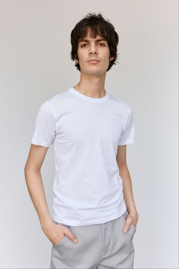 Rier Jersey Cotton Fitted T-Shirt