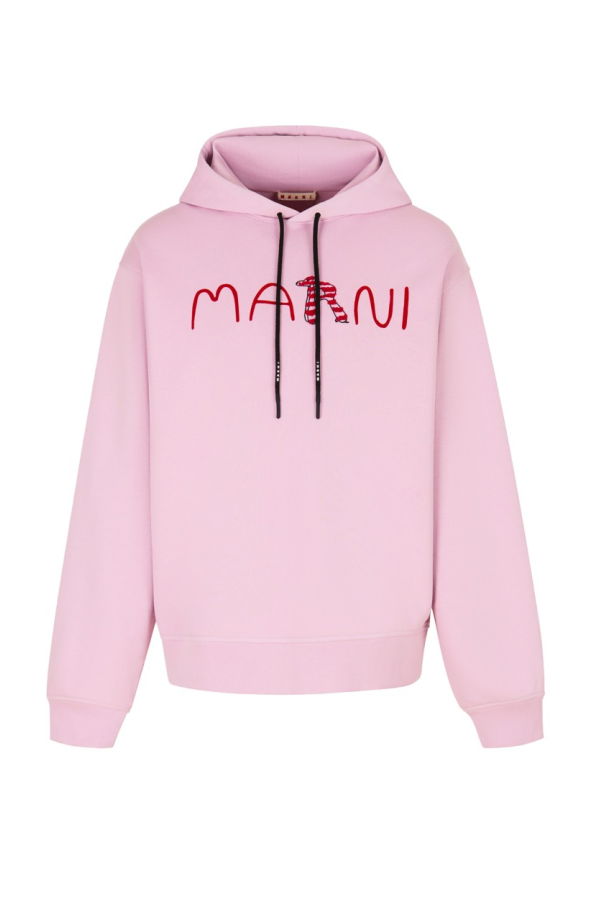 Marni Quartz Cotton Sweatshirt - Pink